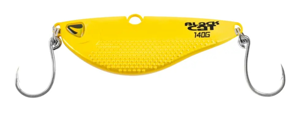 Black Cat Heavy Vibe V Lure Yellow Meerval Kunstaas 10cm (80g) Direct Beschikbaar