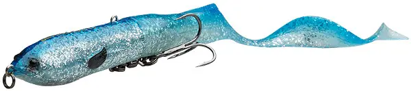 Betaalbaar Savage Gear 3D Hard Eel 17cm 50gr (2+1) Blue Silver