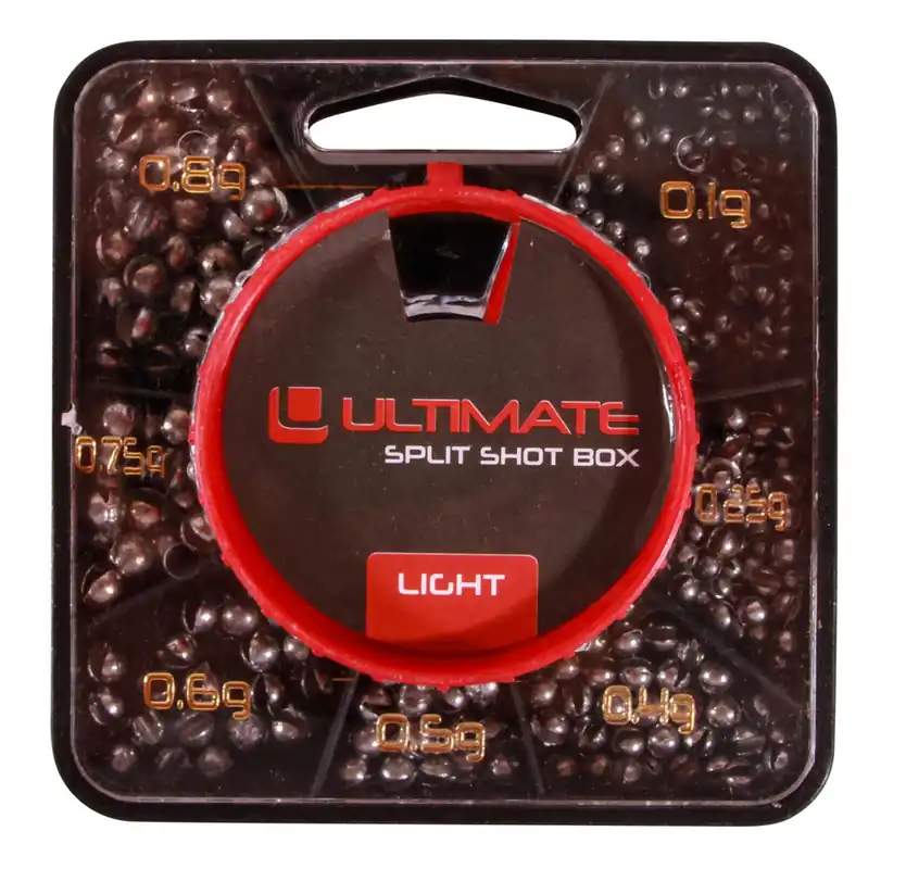 Gratis Retour Ultimate Split Shot Box Knijploodjes Heavy