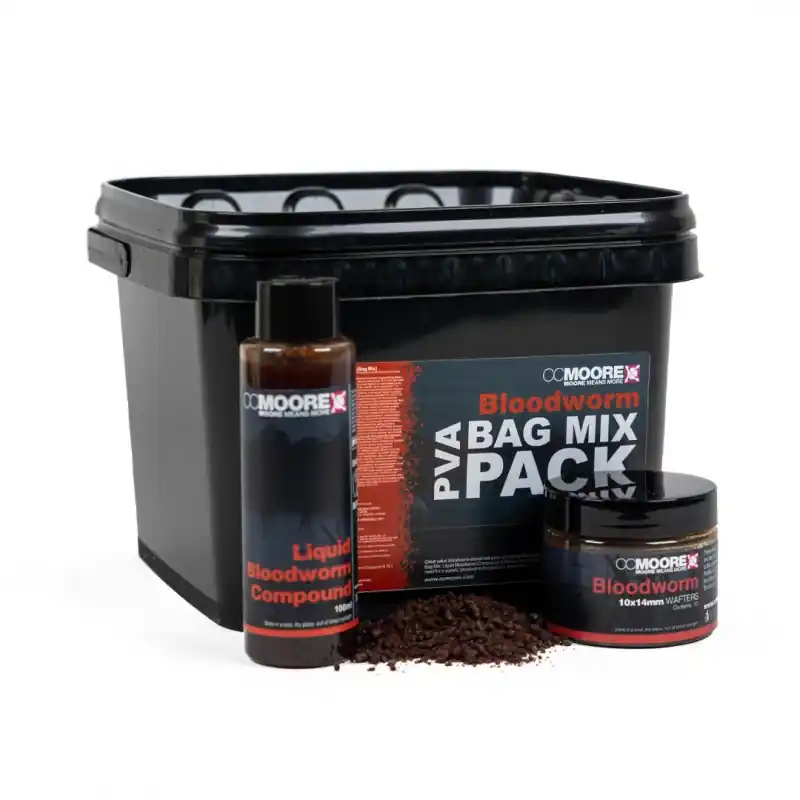 CC Moore Bloodworm PVA Bag Mix Bucket Pack Snelle Levering