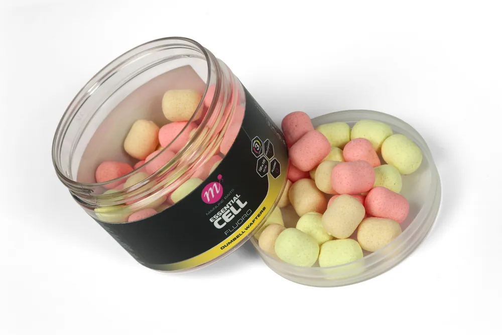 Mainline Fluoro Dumbell Wafters 12x15mm PYW Mix Cell Koop Vandaag