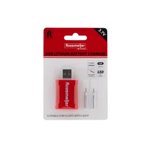 Rozemeijer USB Lithium Battery Charger Incl. 2x LIR425 Dobber Battery Laatste Versie