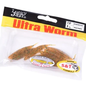 Lucky John Ultraworm 5cm (9 Stuks) S19 Actieprijs