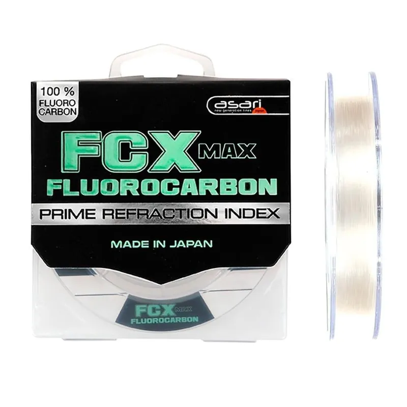 Must-Have Asari FCX MAX Transparent Fluorocarbon 50m 0.37mm
