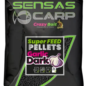 Alleen Vandaag Sensas Super Feed Pellets Dark Garlic 650g 2mm