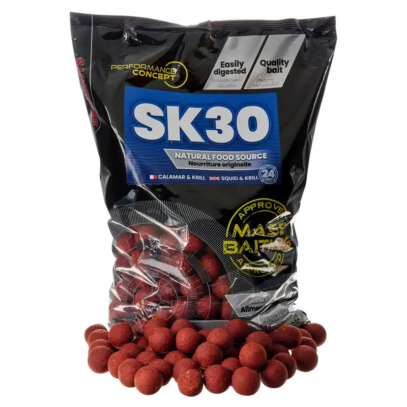 Weekendaanbieding Starbaits PC SK30 Mass Baiting Boilies (3kg) 14mm