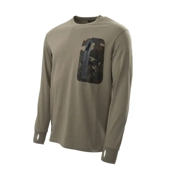 Nash ZT HD Long Sleeve T Shirt Green L Meest Verkocht