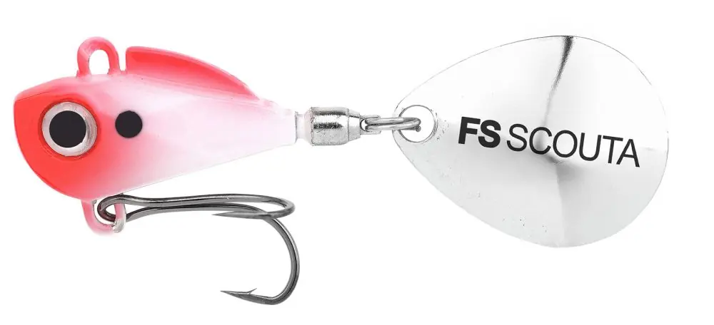 Spro Freestyle Scouta Jig Spinner 6gr UV Redhead Seizoensaanbieding