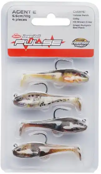 Berkley Pulse Agent E Softbait 4-Pack 5.5cm (10g) Meest Verkocht