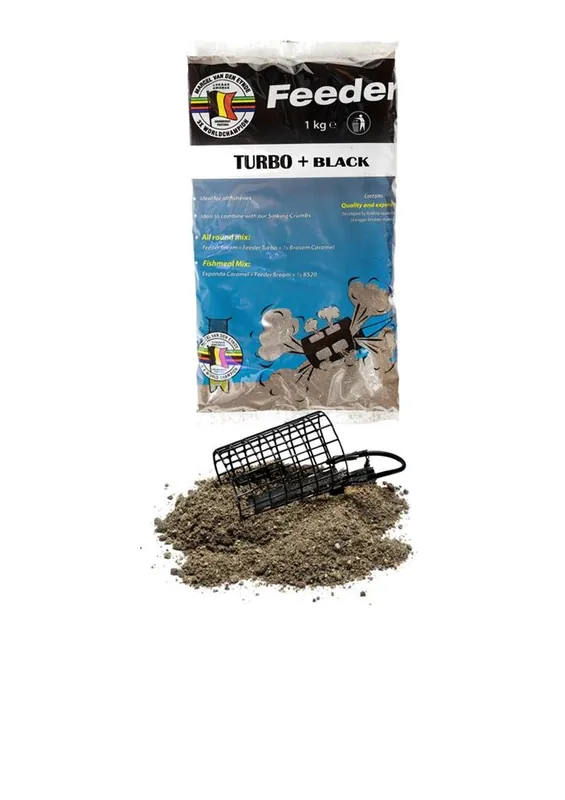 Marcel Van Den Eynde Feeder Turbo+ Black Lokvoer (1kg) Favoriet