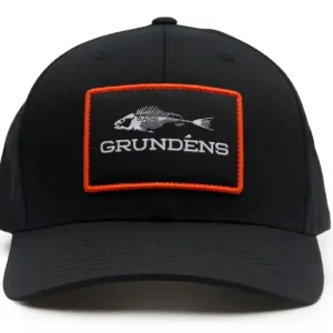 Grundens Fish Bones Trucker 312 Cap Black/Charcoal Actieprijs