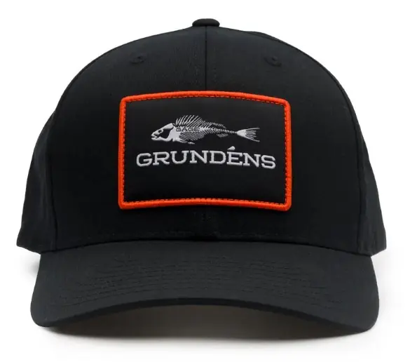 Grundens Fish Bones Trucker 312 Cap Black/Charcoal Actieprijs