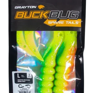 Merkproduct Grayton Buck-Bug L Spare Tails (2 Stuks) Black Demon