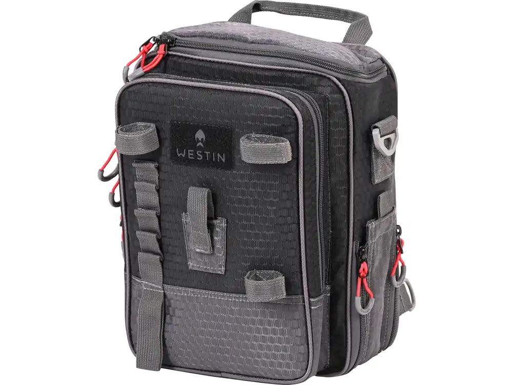 Westin W4 Street Bag Pro Medium Titanium Black Rugtas (Incl. 3 Tackleboxen) Nu Kopen