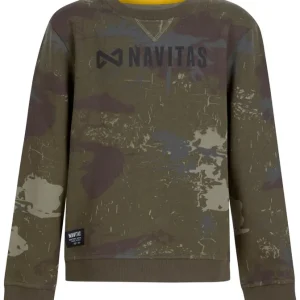 Navitas Kids Camo Identity Sweatshirt leeftijd 7-8 jaar Speciale Aanbieding
