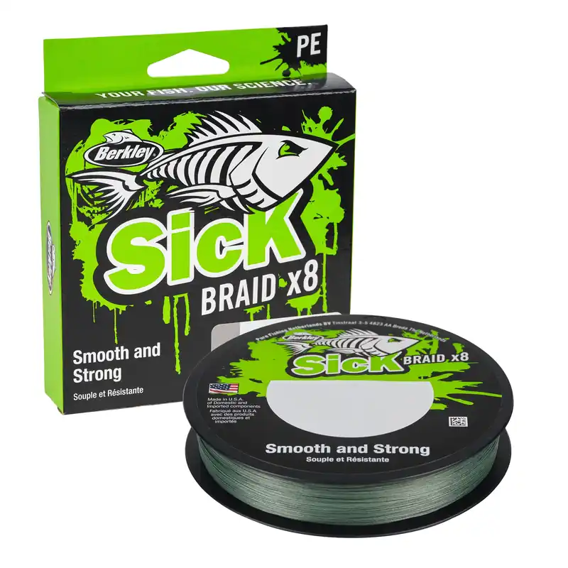 Berkley Sick Gevlochten Lijn Moss Green 2000m 0.08mm (6kg) Rechtstreeks Van De Fabrikant