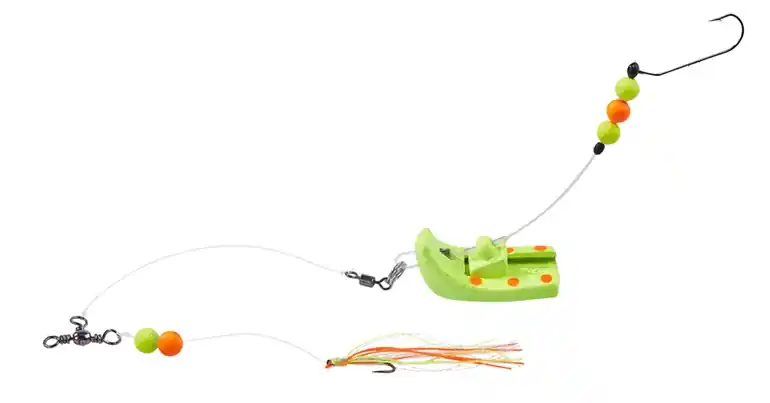Op = Op Balzer Plattfisch Perchman Rig Geel 28g