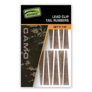 Beperkt Aanbod Fox Edges Lead Clip Tail Rubbers (10 Stuks) Naturals