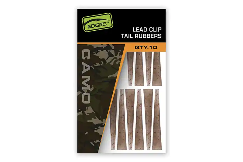 Beperkt Aanbod Fox Edges Lead Clip Tail Rubbers (10 Stuks) Naturals