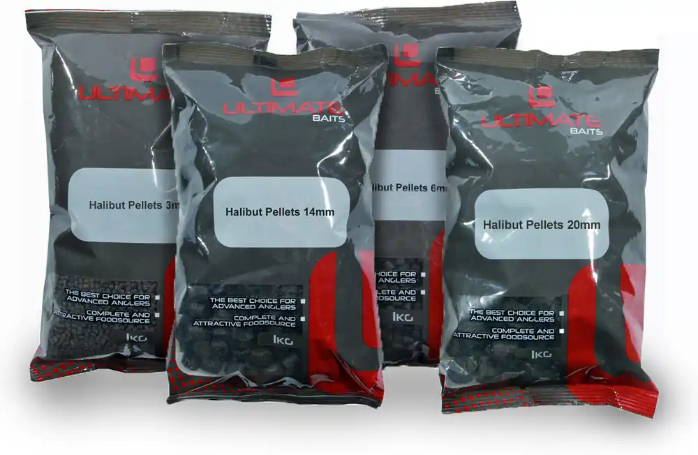 Ultimate Baits Halibut Pellets 1kg 3mm Populair