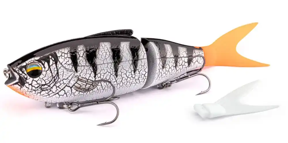 LMAB KØFI Real Vibe 180 Swimbait 18cm (53g) (Incl. Extra Staart) Holo Tench Nieuw