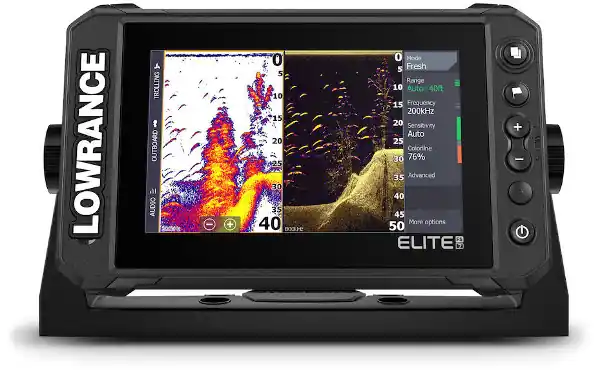 Rechtstreeks Van De Fabrikant Lowrance Elite FS Fishfinder met Active Imaging 3-in-1 Transducer FS 10