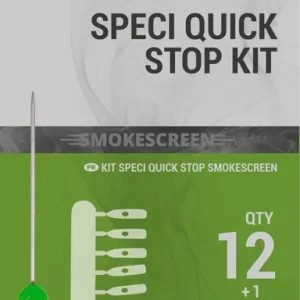 Korum Smokescreen Speci Quick Stop Kit (12 Stuks) (Incl. Naald!) Meest Verkocht