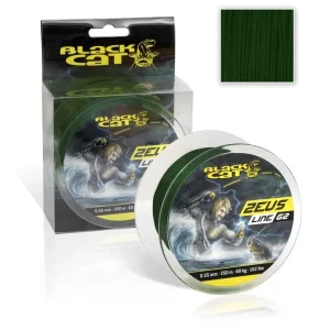 Actieprijs Black Cat Zeus Line G2 Groen Gevlochten Lijn (250m) 0.45mm / 46kg