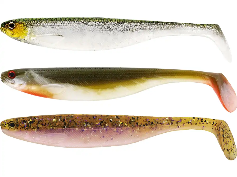Fabrieksprijs Westin ShadTeez Slim 10cm (3 stuks) Tiger Perch