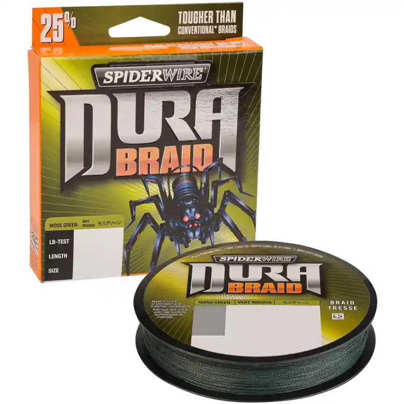 Favoriet Spiderwire DuraBraid Braided Line Moss Green 0.28 mm