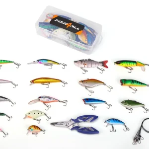 Laatste Kans Fish4all Pike Hardlure Box + Leaders & Pliers (23pcs)