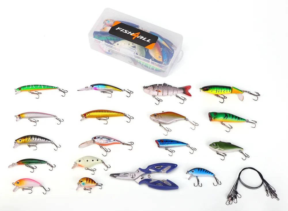 Laatste Kans Fish4all Pike Hardlure Box + Leaders & Pliers (23pcs)