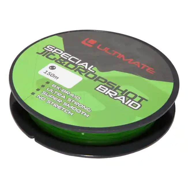 Meest Verkocht Ultimate Special Jig & Dropshot Braid Fluo Green 0.06mm / 2.8kg