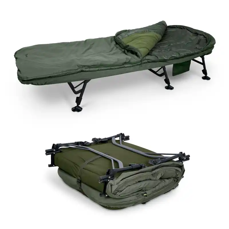 Betaalbaar Sonik Bank-Tek 5 Season Sleep System Wide Bedchair (Incl. Slaapzak)