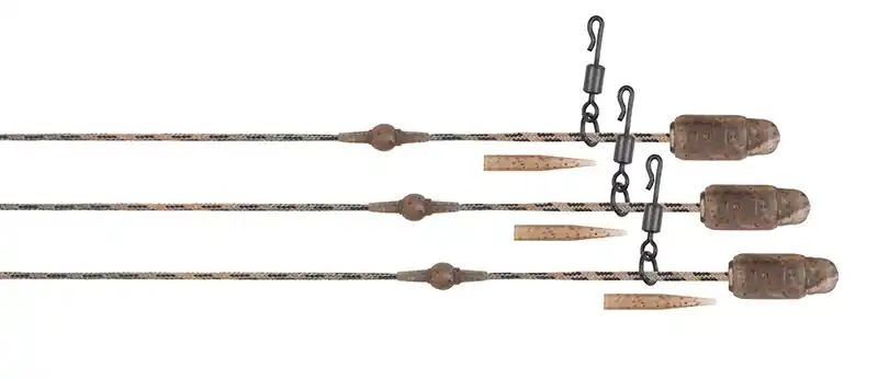 Lage Kosten Fox Edges Camo Heli-Clip Rigs Submerge 75cm (3 Stuks) 30lb