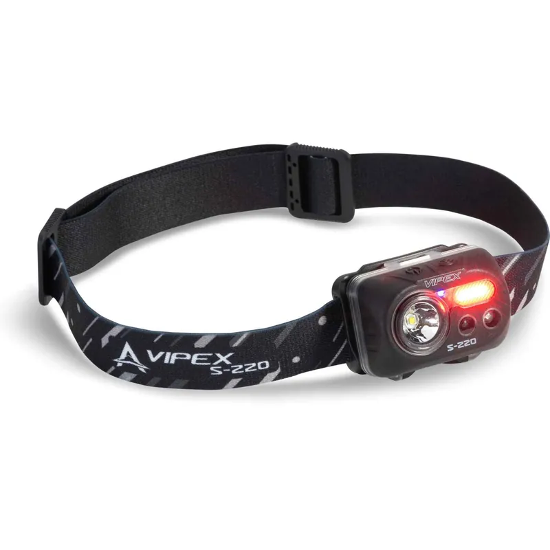 Anaconda Headlamp Vipex S-220 (Incl. Bewegingssensor) Hoge Kwaliteit