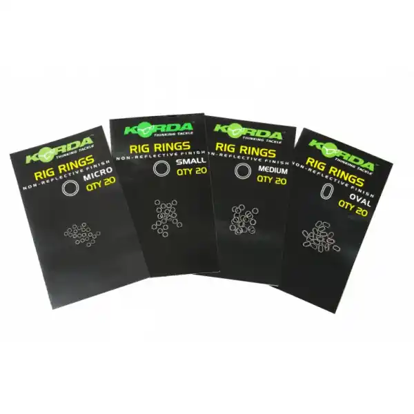 Korda Rig Rings (20pcs) Oval Seizoensaanbieding