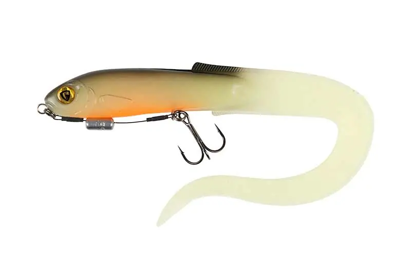 Fox Rage Slick Eel Loaded Softbait 35cm (102g) #2/0 UV Red Wake Beperkt Aanbod