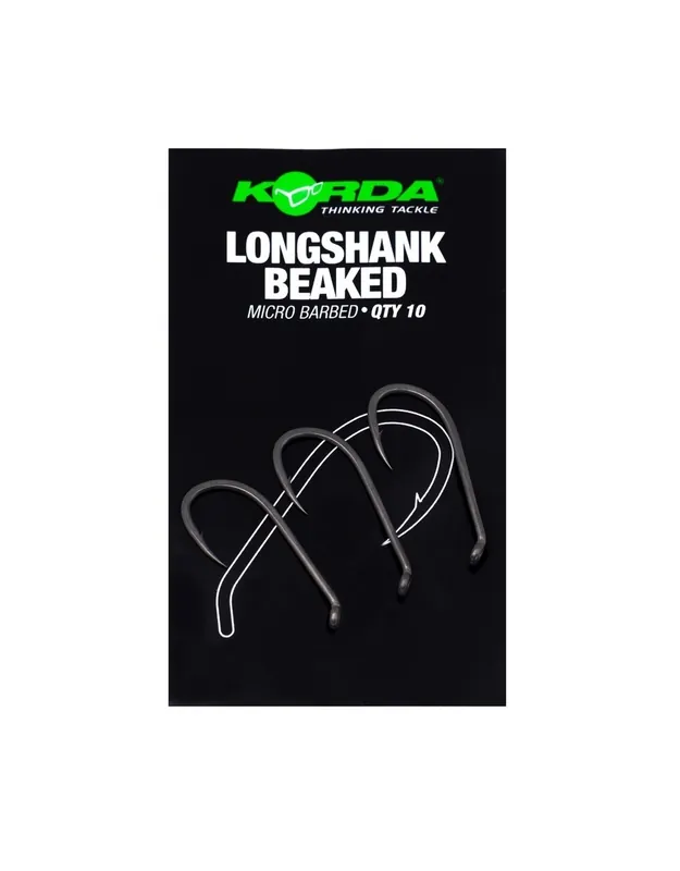 Koop Vandaag Korda Longshank Beaked Barbed Karperhaken (10 Stuks) 2