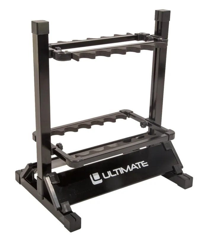 Rechtstreeks Van De Fabrikant Ultimate Aluminium Hengelrek Zwart 12 Rod