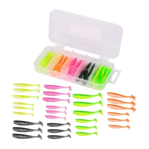 Fish4All Mini Soft Shad Kit 32 & 42mm (30 Stuks) Bestseller
