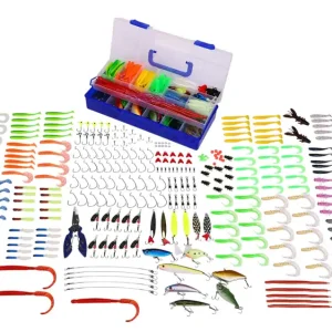 Korting Fish4All Multi Lure Box Hard, Soft & Metal + Pliers (328pcs)