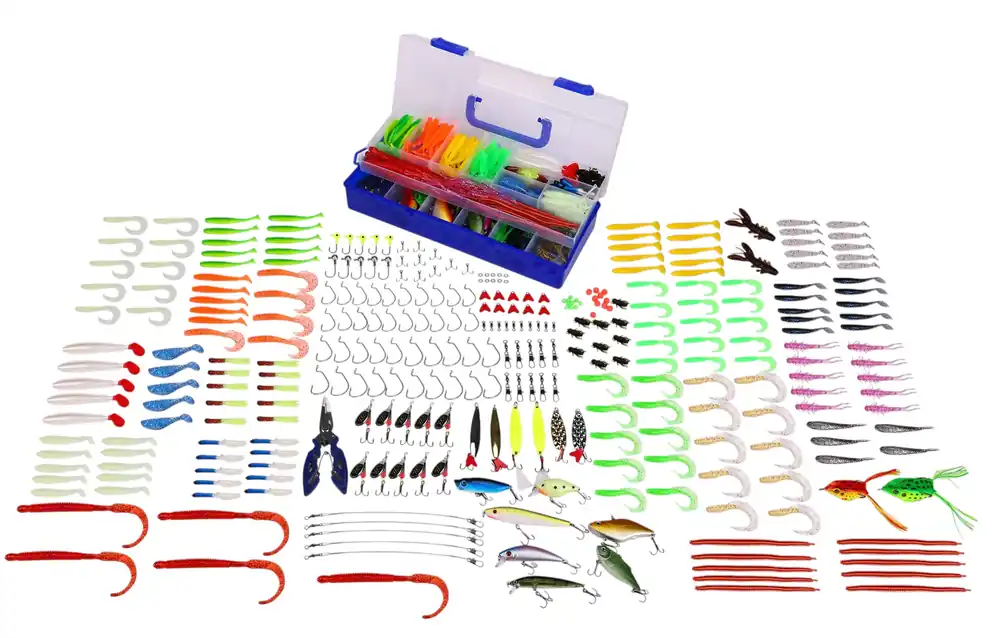Korting Fish4All Multi Lure Box Hard, Soft & Metal + Pliers (328pcs)