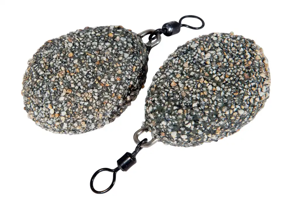 Ultimate Flat Pear Swivel Dark Gravel Karperlood (2 stuks) 57g Koop Vandaag