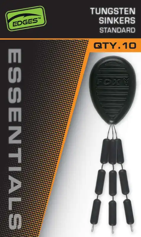 Bestel Nu Fox Edges Tungsten Sinkers (10 Stuks) Large