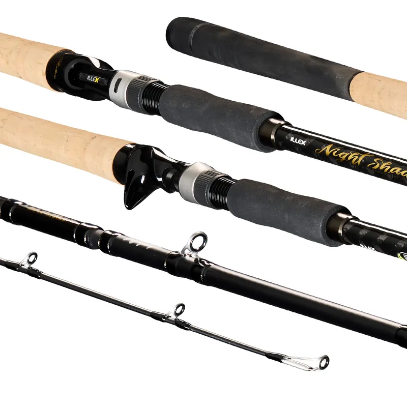 Beperkt Aanbod Illex Night Shadows B 265 XXXH War Dog Baitcaster 2.66m (100-220g)