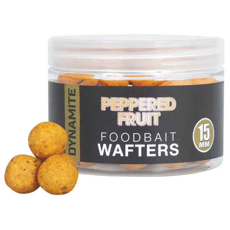 Veilige Betaling Dynamite Baits Peppered Fruit Food Wafters (15mm)