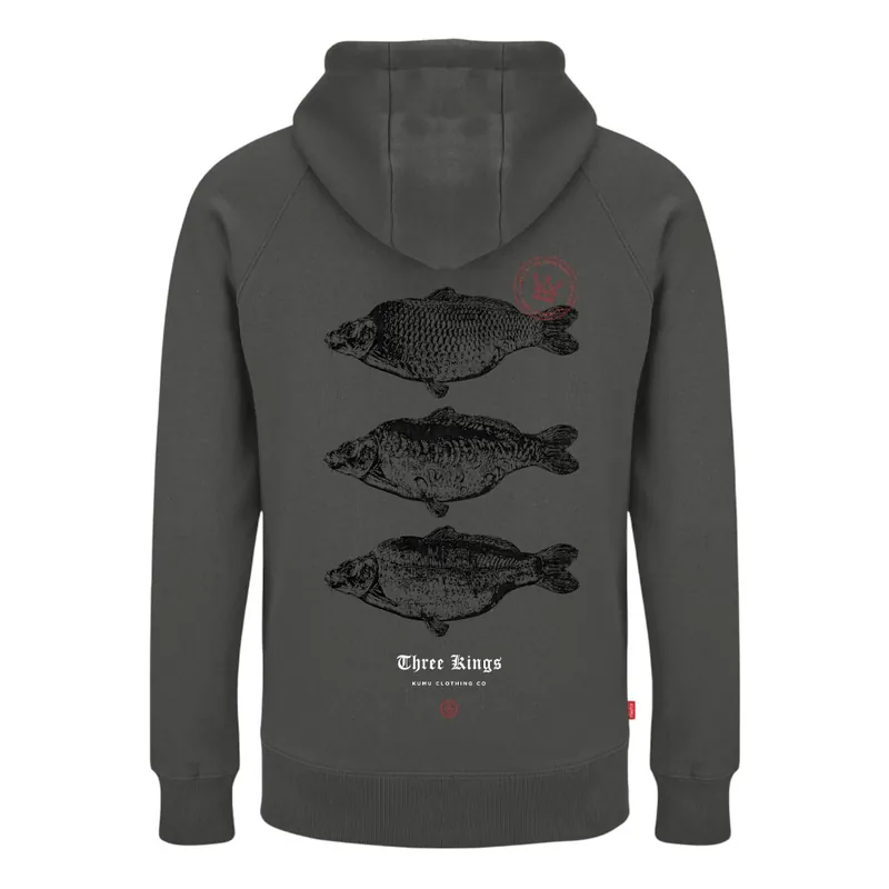 Kumu 3 Kings Hoodie Grey L Seizoensaanbieding