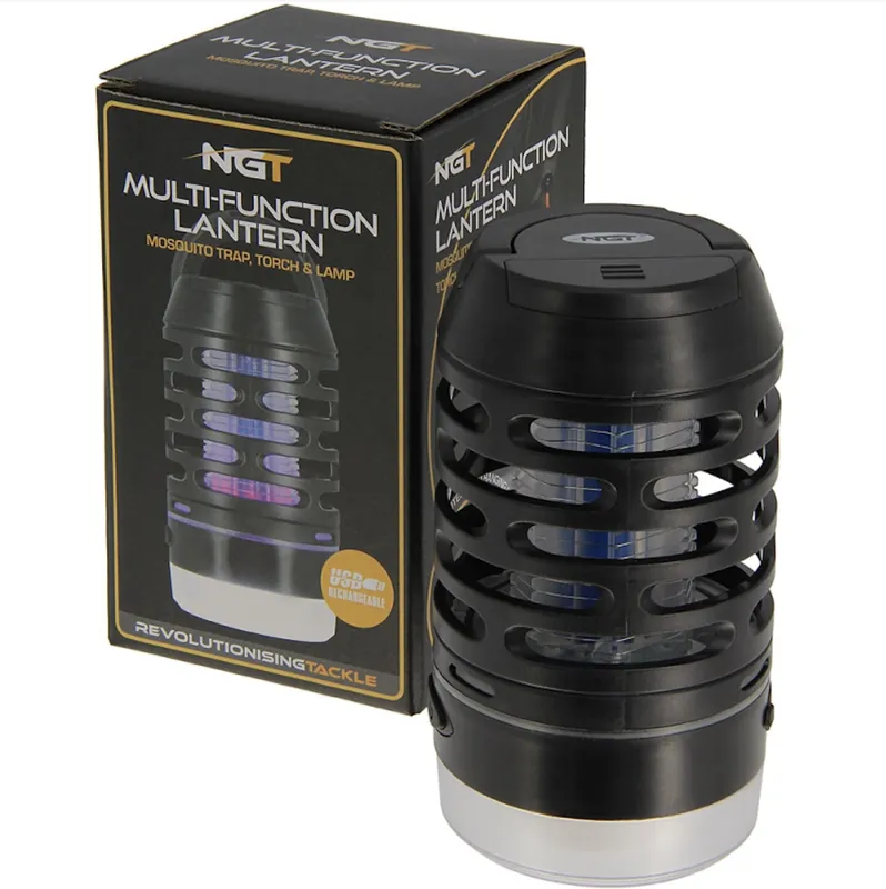 NGT Bug Zapper Multi Function Lantern (USB Oplaadbaar) Exclusieve Aanbieding