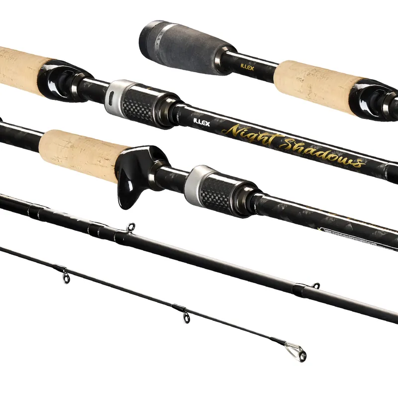 Illex Night Shadows B 190 M-MH Vertical Game Baitcaster 1.91m (7-28g) Seizoensaanbieding